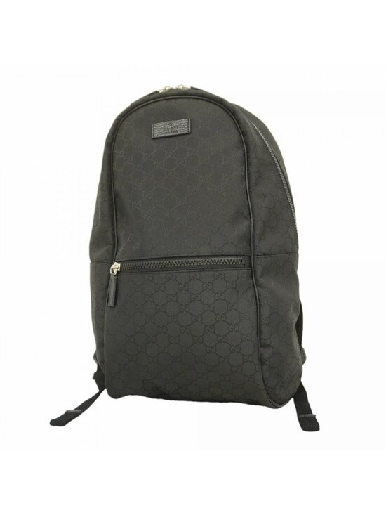 Gucci Backpack GG Nylon Black Silver main image 3
